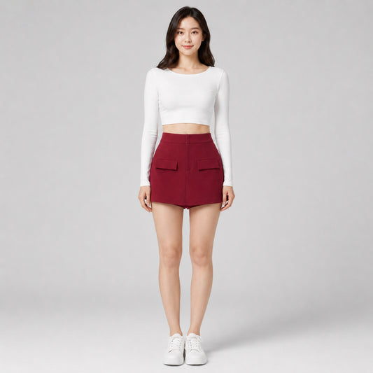 COLEGACY Women Pocket Skort