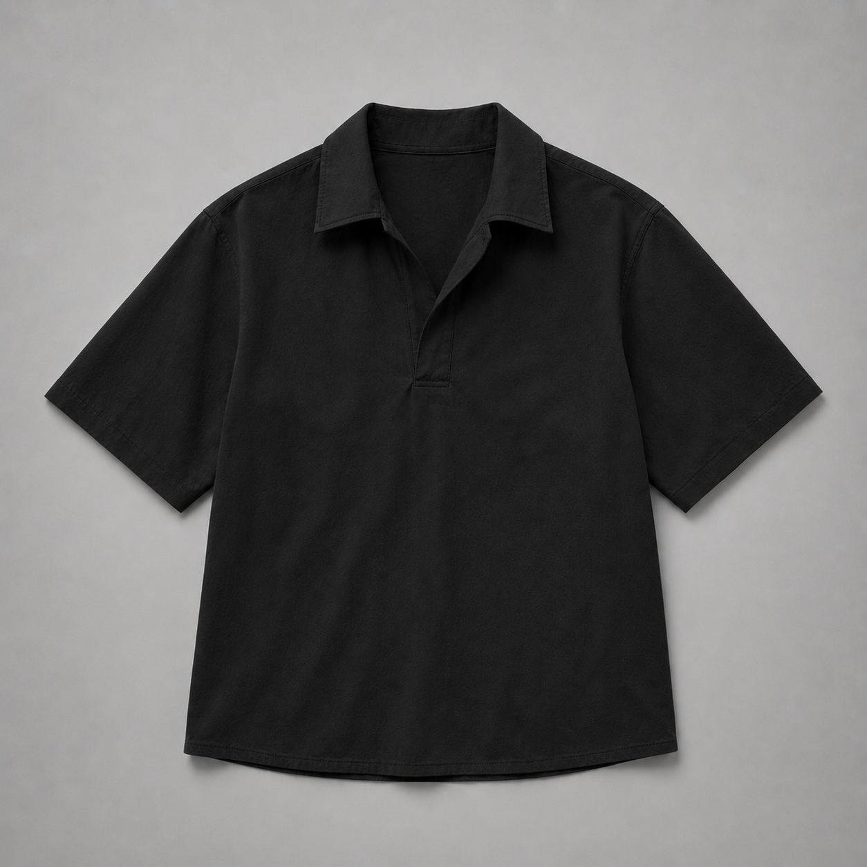 COLEGACY Men Open Collar Short Sleeve Shirt