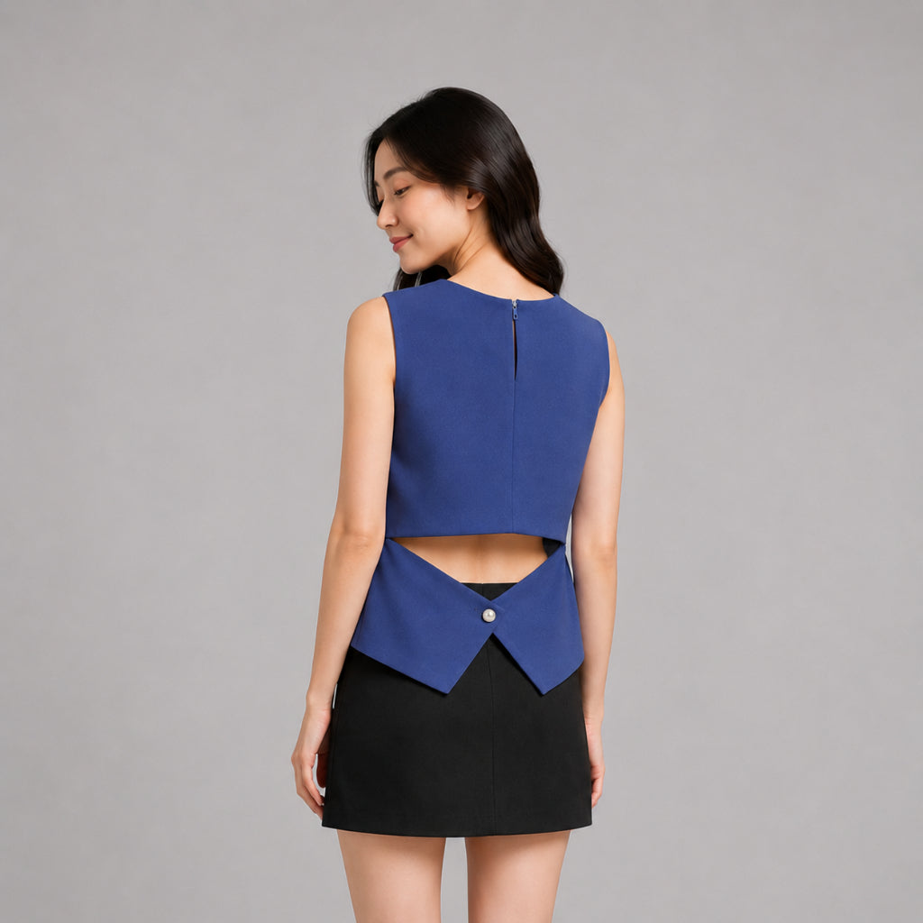 COLEGACY Women Minimal Sleeveless Top