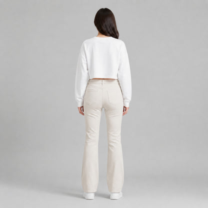 COLEGACY Women Straight Leg Denim Pants
