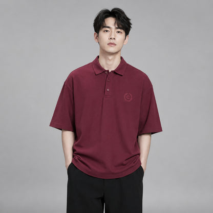 COLEGACY Men Oversized Polo Shirt
