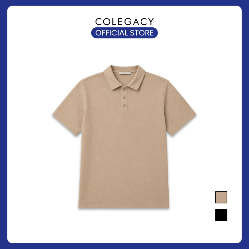 COLEGACY Men Oversized Polo Shirt