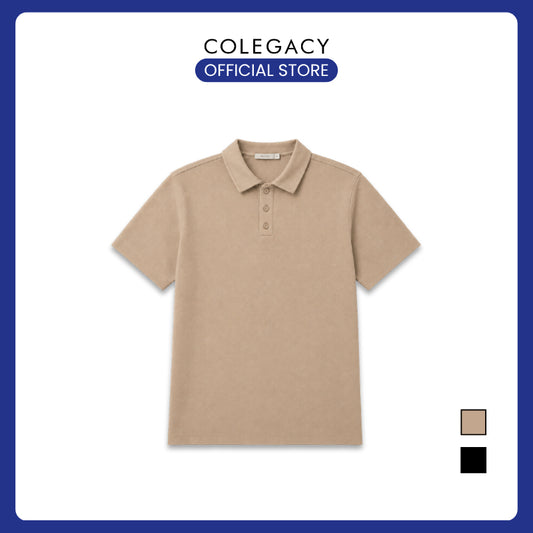 COLEGACY Men Oversized Polo Shirt