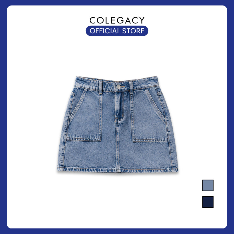 COLEGACY Women Denim Mini Skirt
