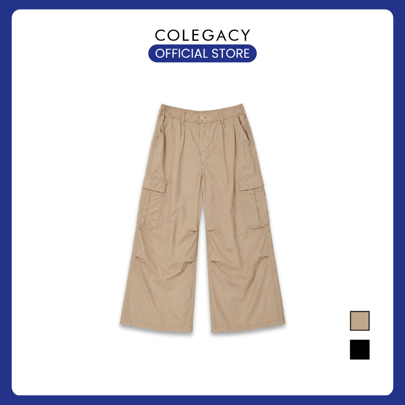 COLEGACY Men Wide Leg Cargo Pants