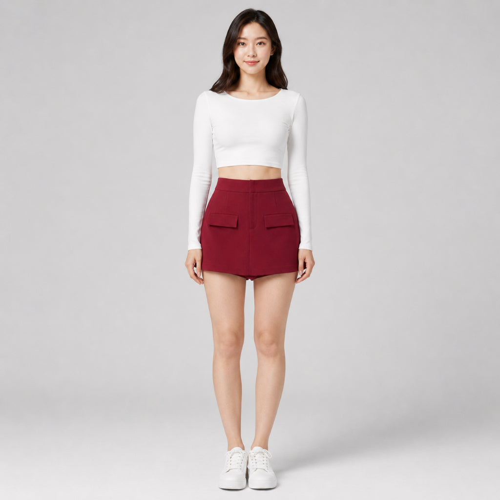 COLEGACY Women Pocket Skort