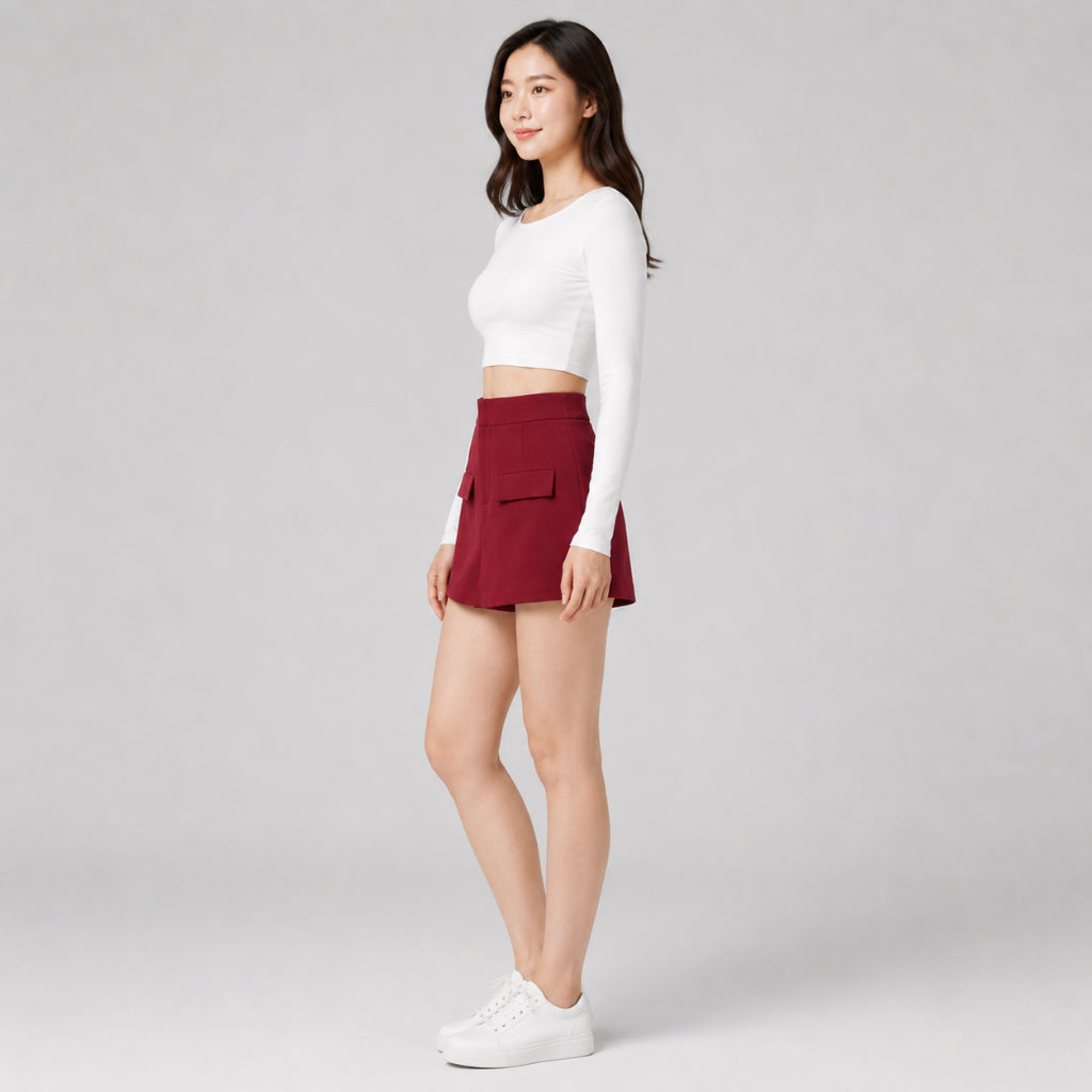 COLEGACY Women Pocket Skort