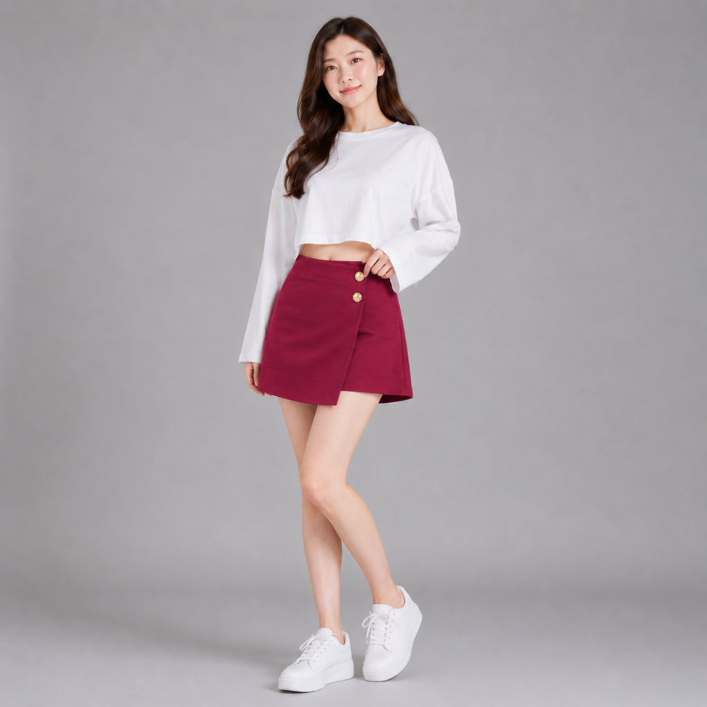 COLEGACY Women Wrap Skort