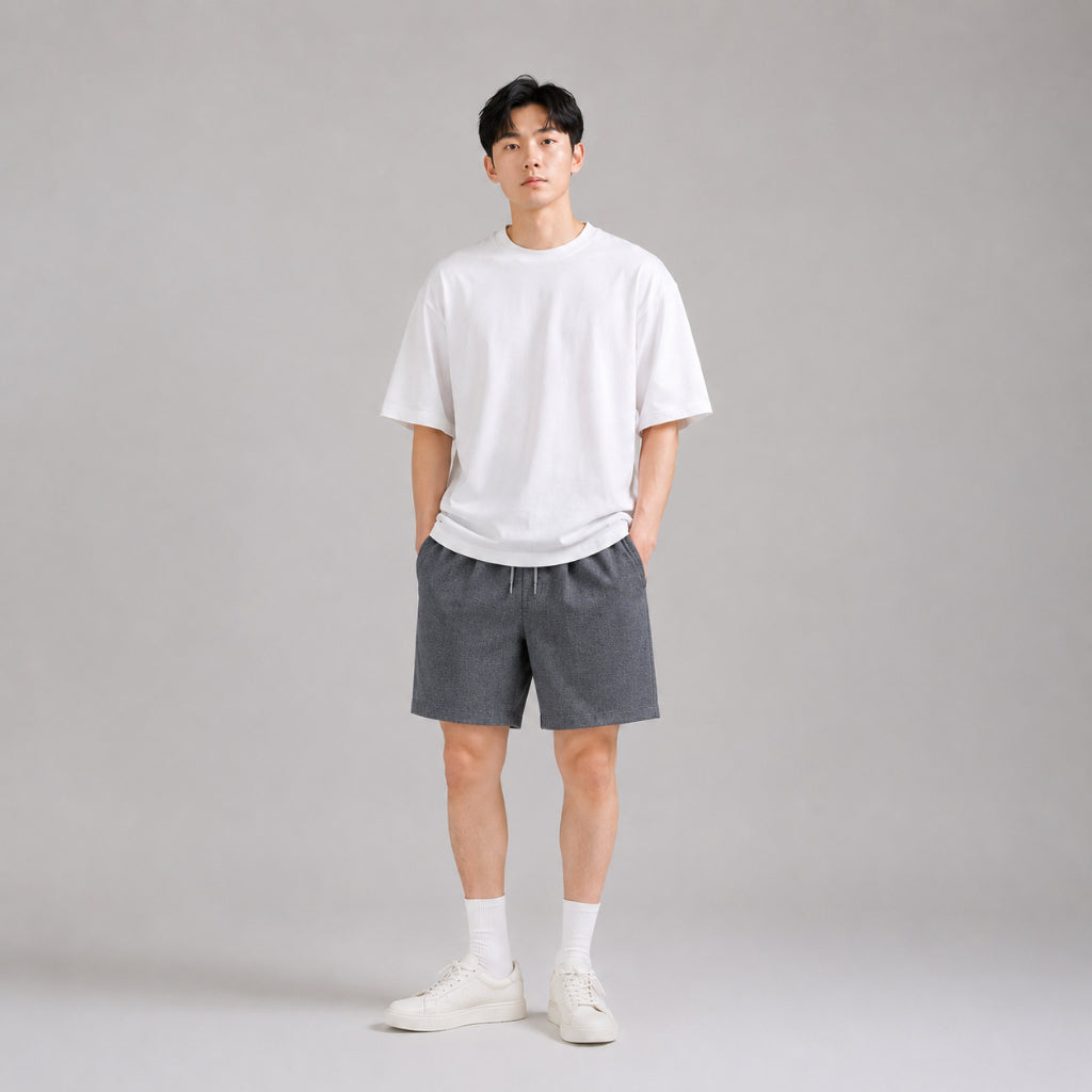 COLEGACY Men Textured Casual Shorts