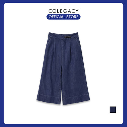 COLEGACY Women Wide Leg Denim Pants
