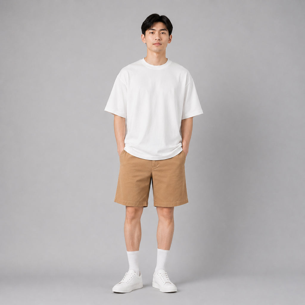 COLEGACY Men Casual Chino Shorts