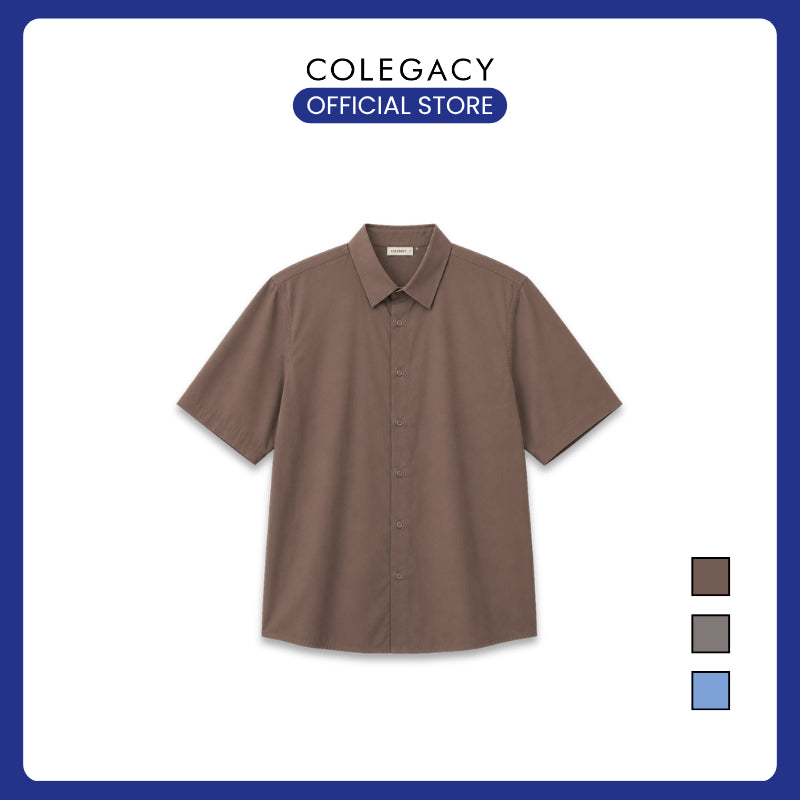 COLEGACY Men Smooth Short Sleeve Shirt