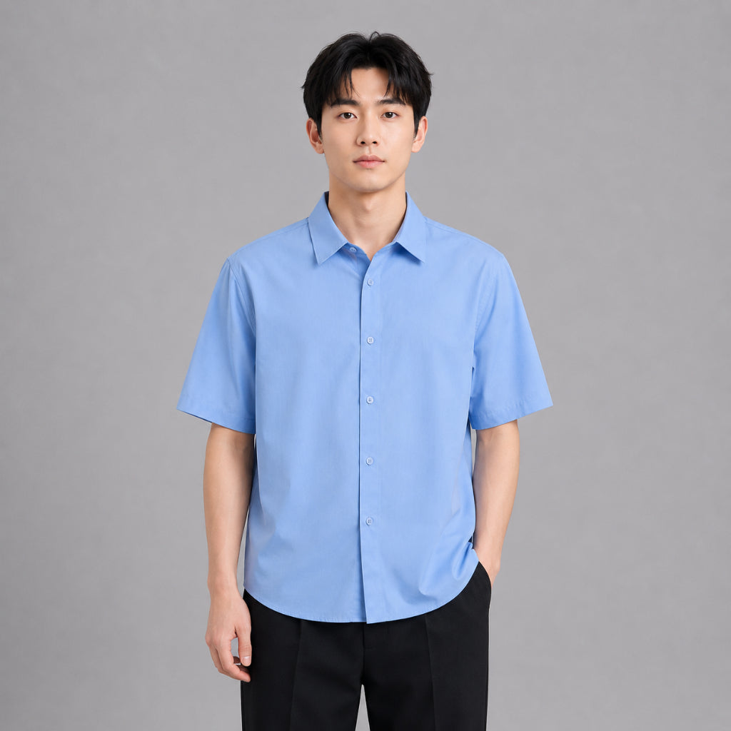 COLEGACY Men Smooth Short Sleeve Shirt