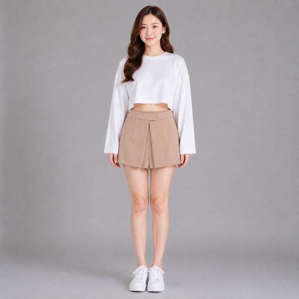 COLEGACY Women Pleated Skort