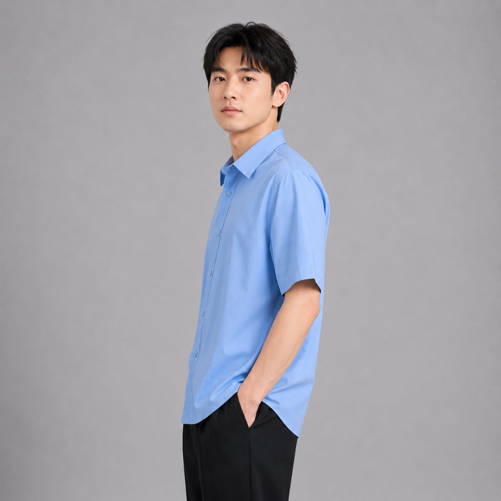 COLEGACY Men Smooth Short Sleeve Shirt