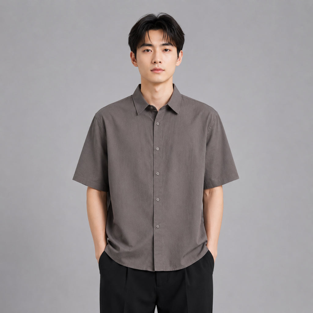 COLEGACY Men Smooth Short Sleeve Shirt