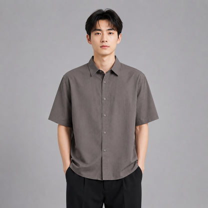 COLEGACY Men Smooth Short Sleeve Shirt