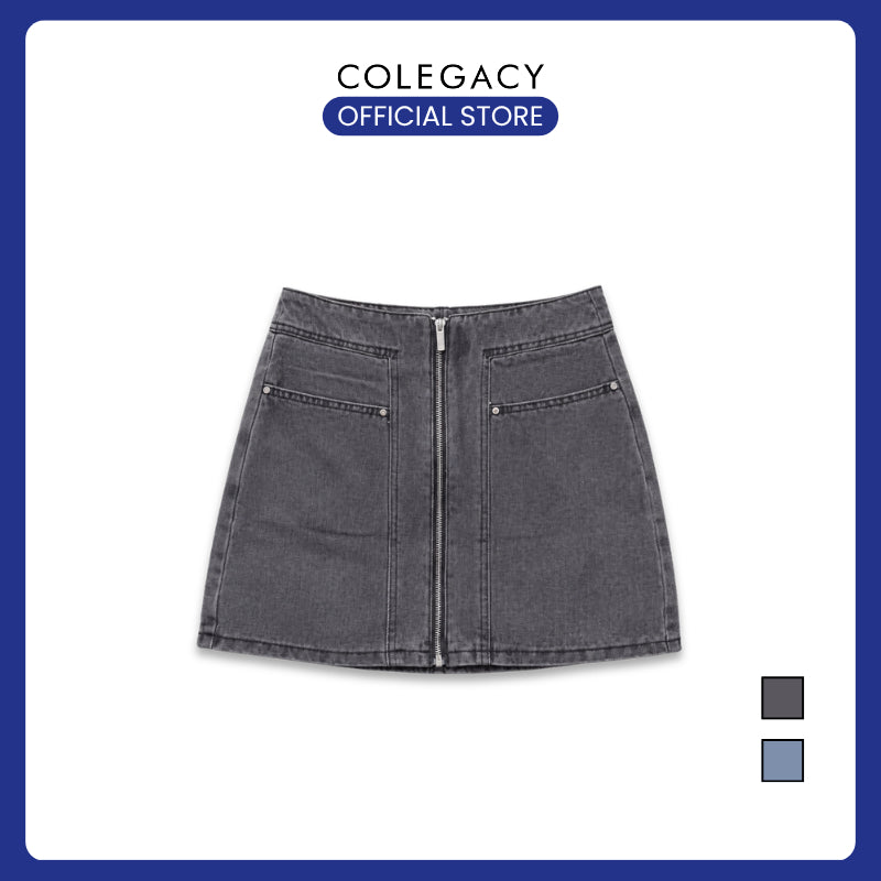 COLEGACY Women Denim Skirt