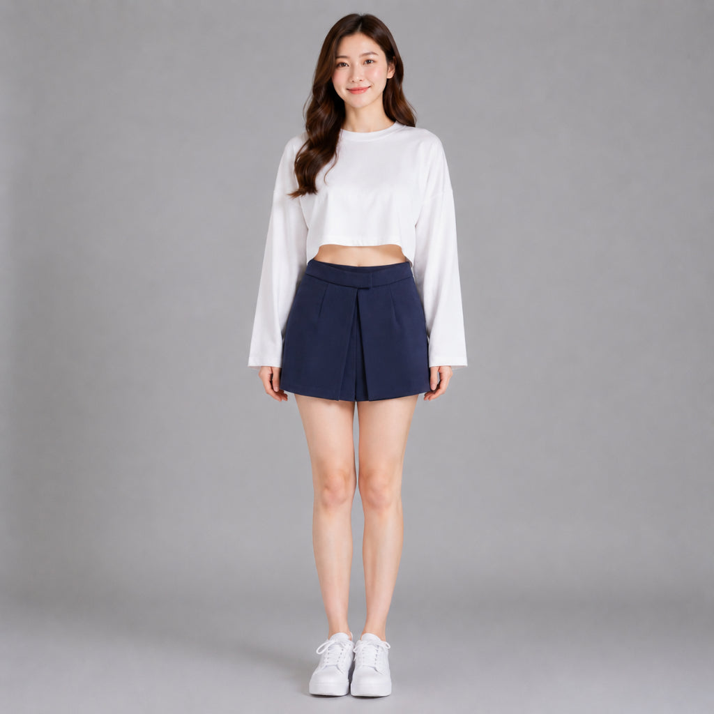 COLEGACY Women Pleated Skort