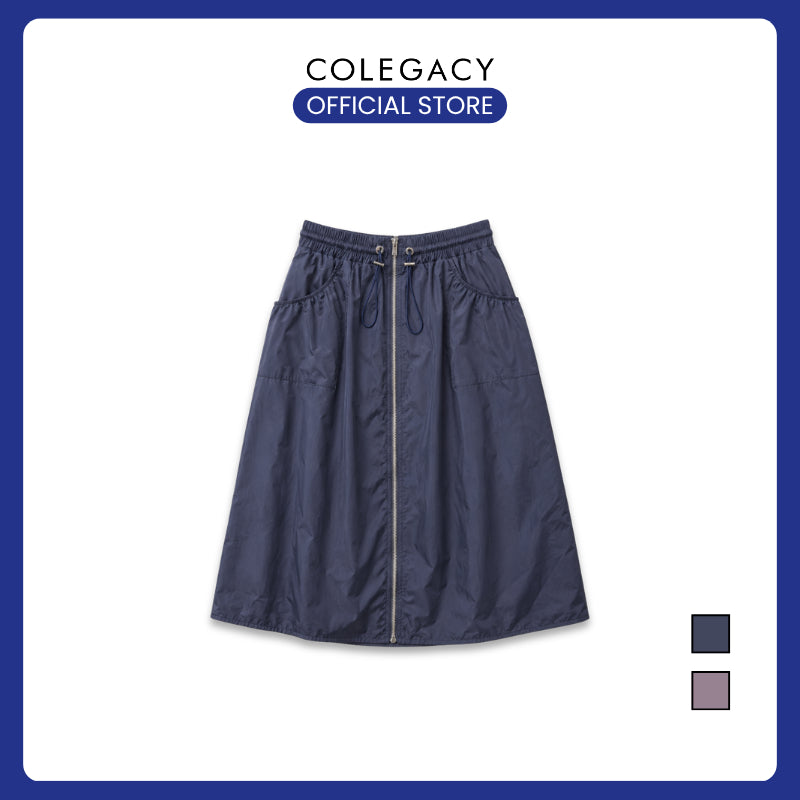 COLEGACY Women Nylon Midi Skirt
