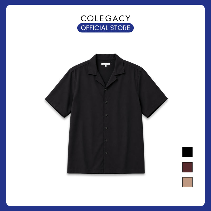 COLEGACY Men Smart Casual Short Sleeve Shirt