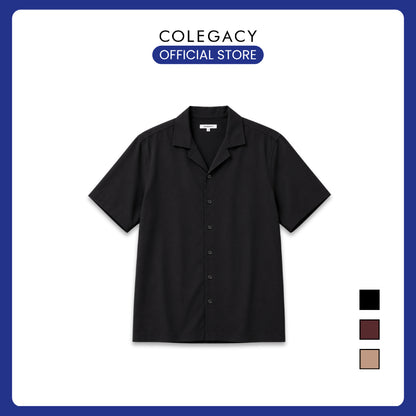 COLEGACY Men Smart Casual Short Sleeve Shirt