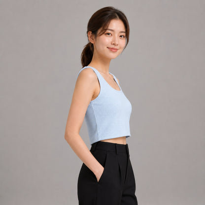 COLEGACY Women Knit Tank Top