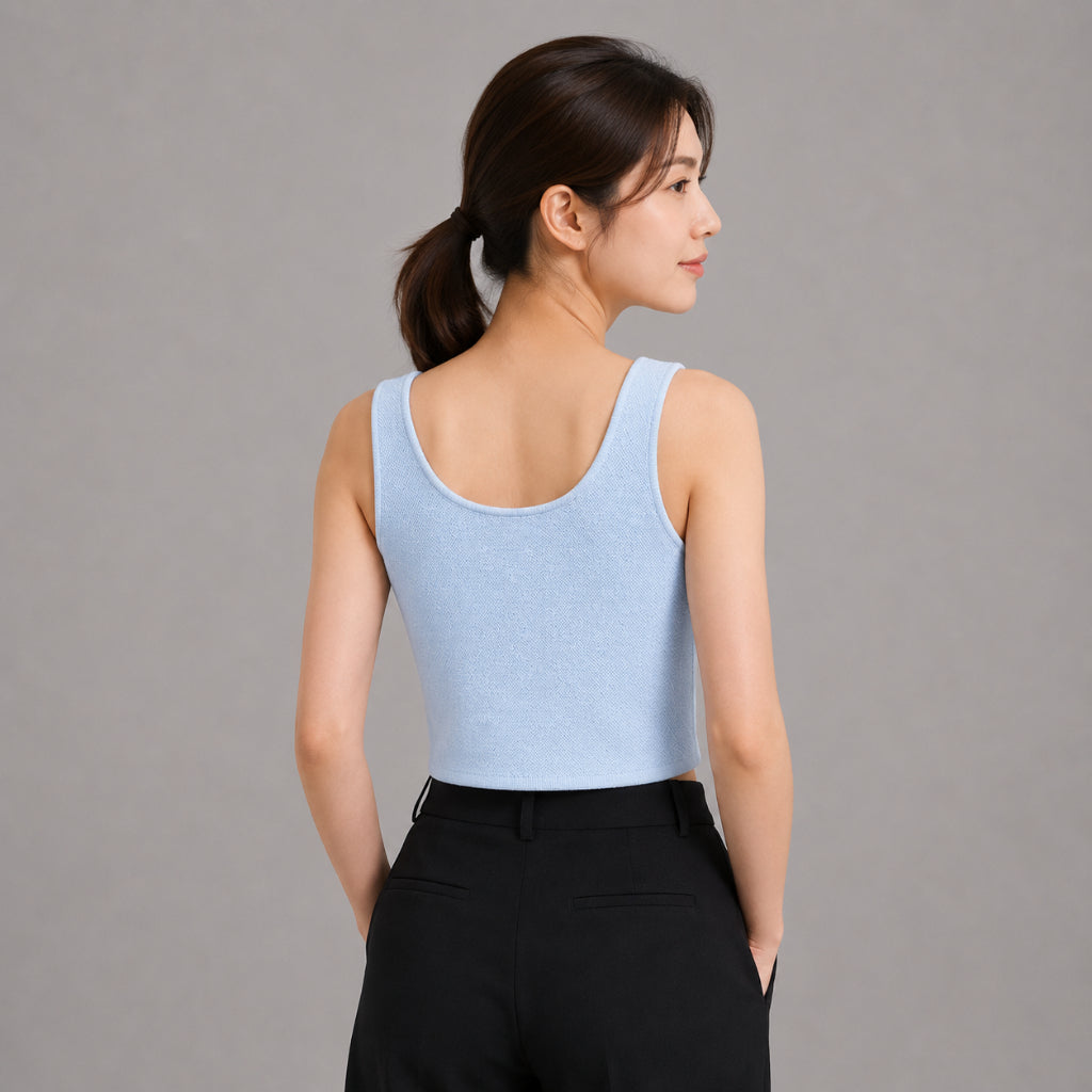 COLEGACY Women Knit Tank Top