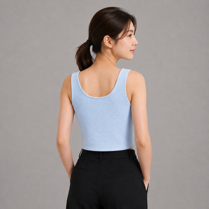 COLEGACY Women Knit Tank Top