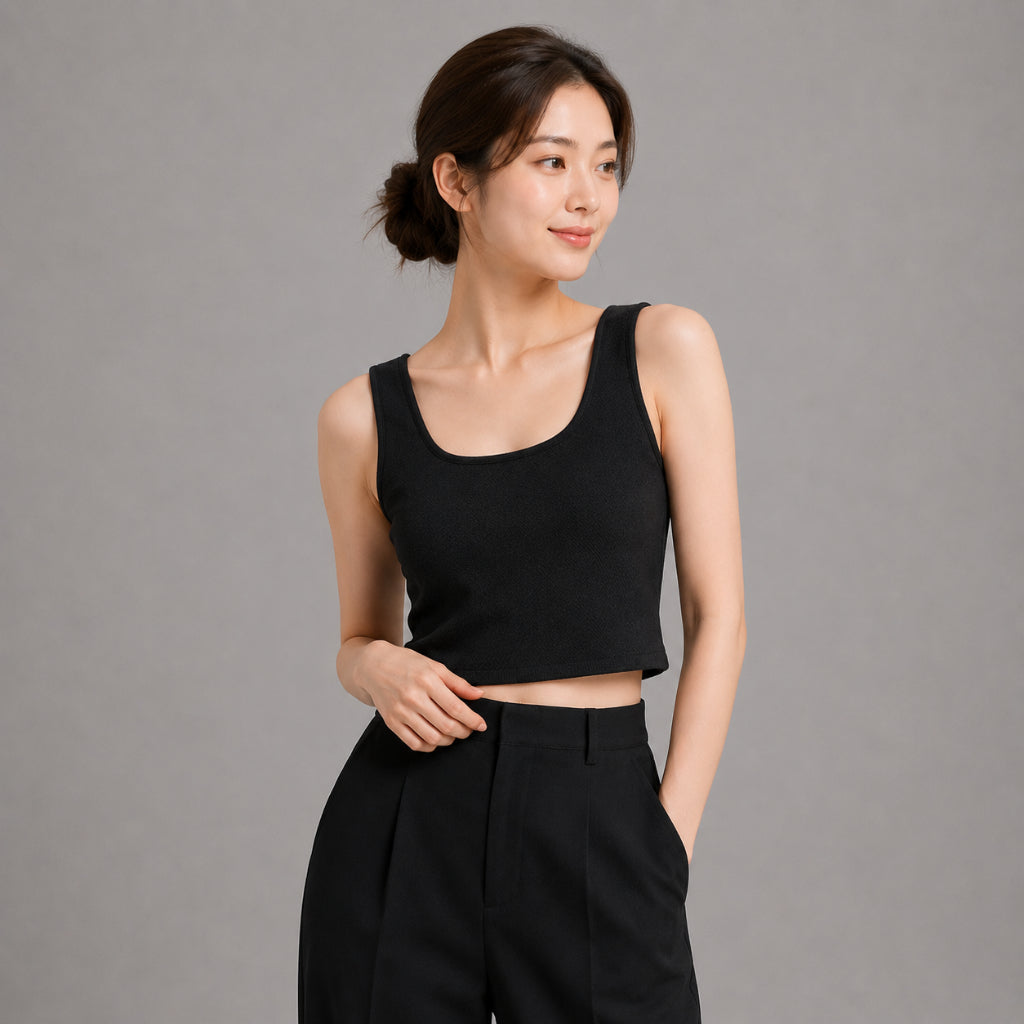 COLEGACY Women Knit Tank Top