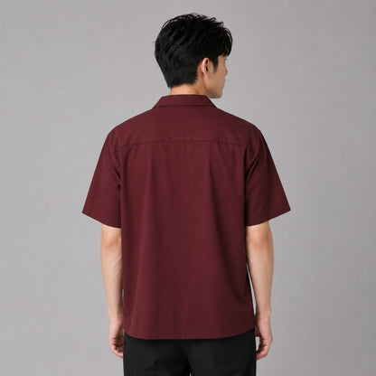 COLEGACY Men Smart Casual Short Sleeve Shirt
