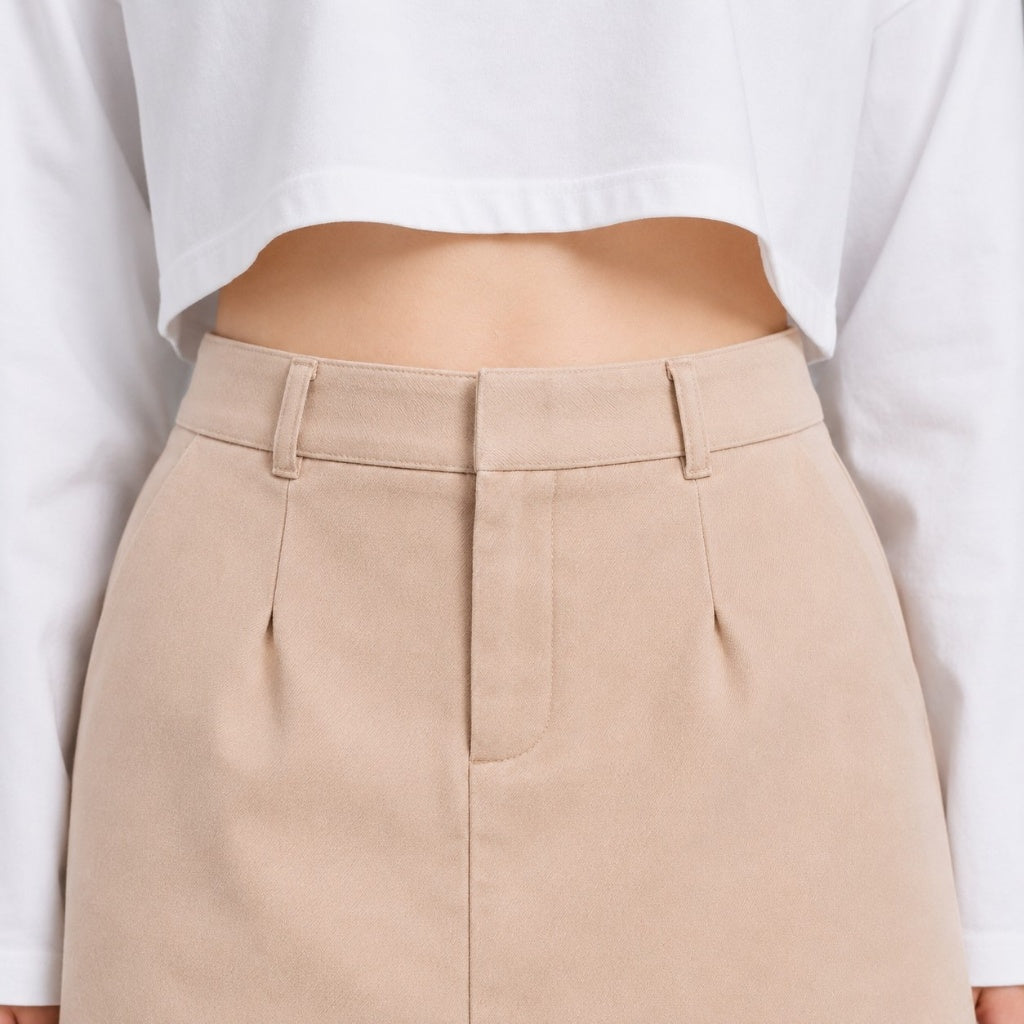 COLEGACY Women High Waist Mini Skirt