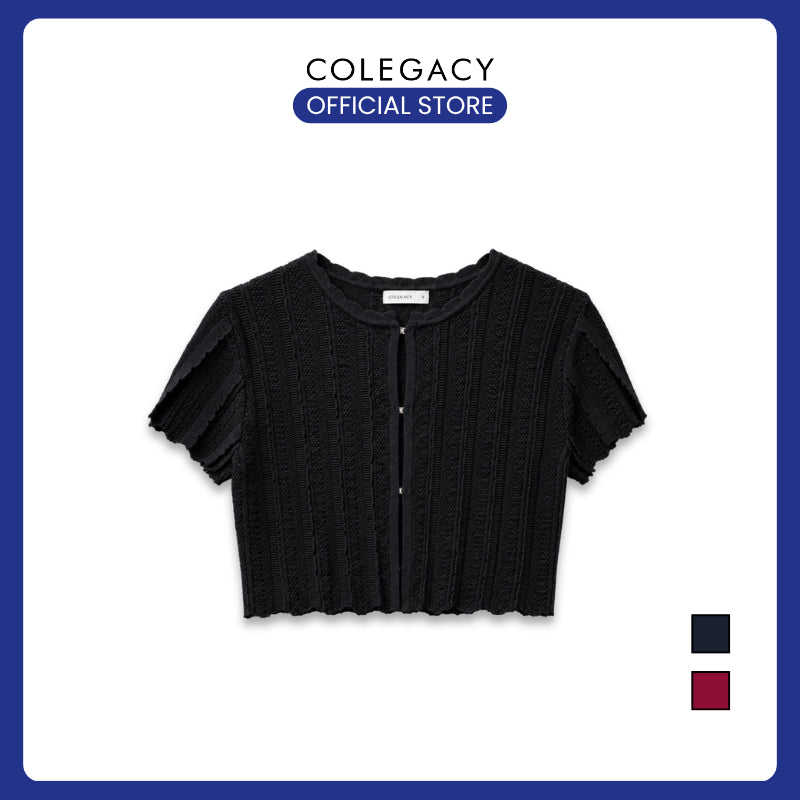 COLEGACY Women Knit Crop Top