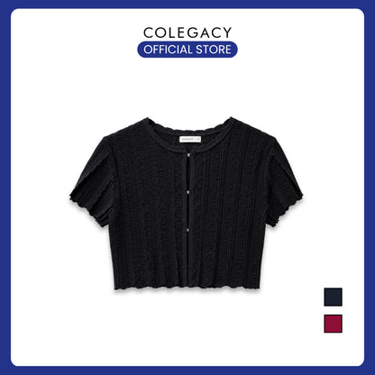 COLEGACY Women Knit Crop Top