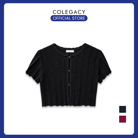 COLEGACY Women Knit Crop Top