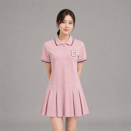 COLEGACY Women Polo Mini Dress