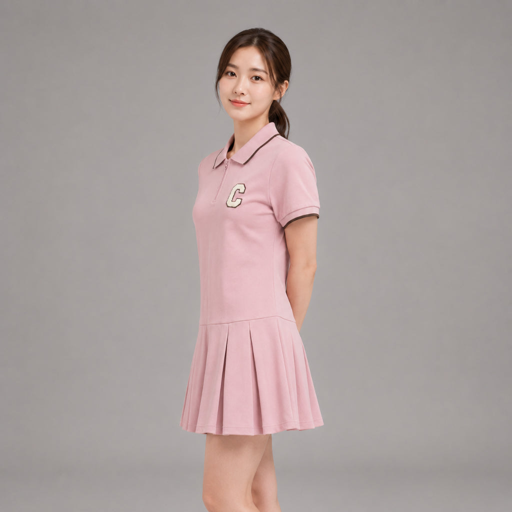 COLEGACY Women Polo Mini Dress