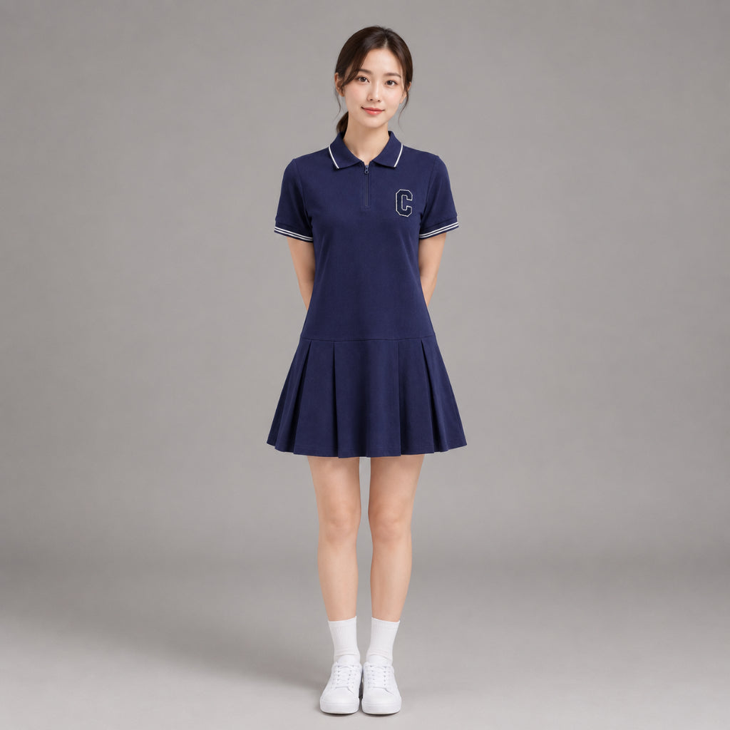 COLEGACY Women Polo Mini Dress