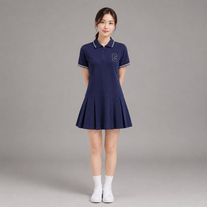 COLEGACY Women Polo Mini Dress