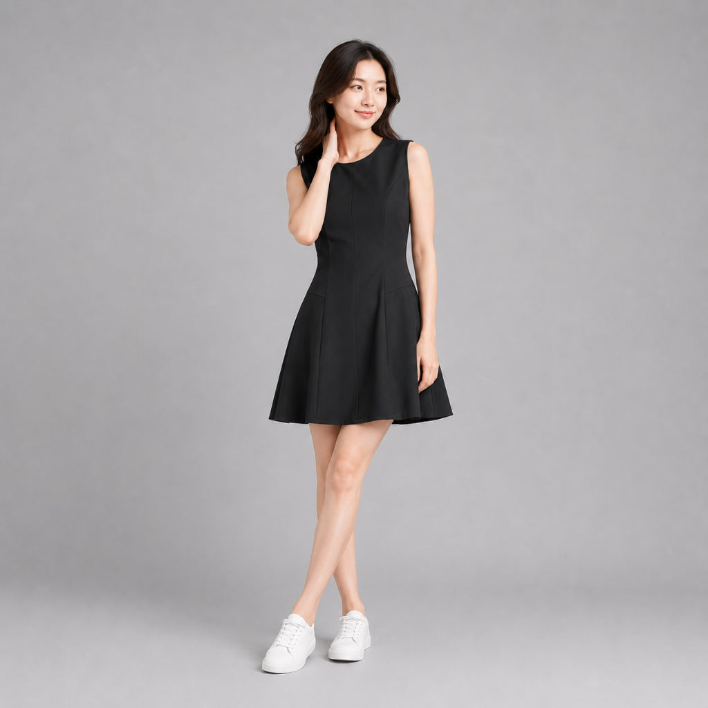 COLEGACY Women Sleeveless Mini Dress