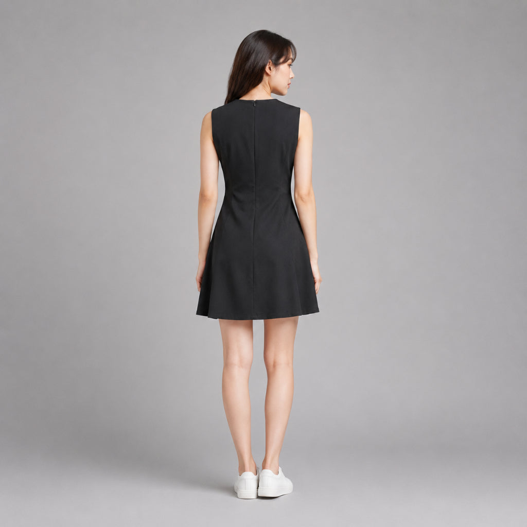 COLEGACY Women Sleeveless Mini Dress