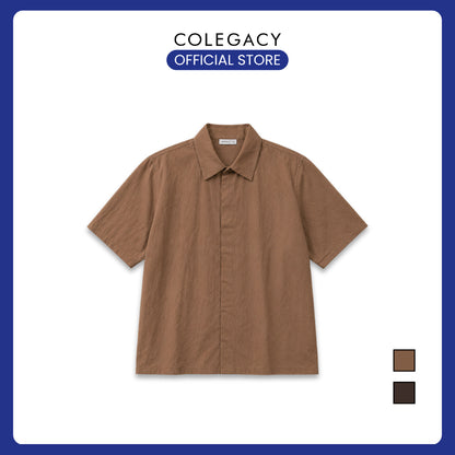 COLEGACY Men Oversized Short Sleeve Shirt
