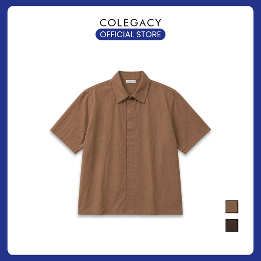 COLEGACY Men Oversized Short Sleeve Shirt