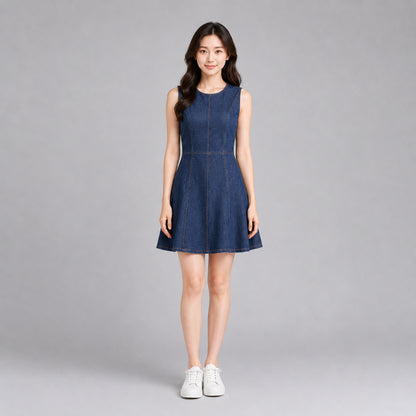COLEGACY Women Sleeveless Mini Dress