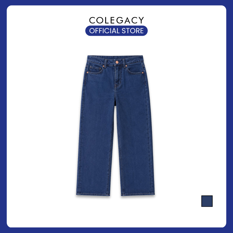 COLEGACY Women High Waist Wide Leg Jeans