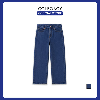 COLEGACY Women High Waist Wide Leg Jeans