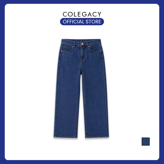 COLEGACY Women High Waist Wide Leg Jeans