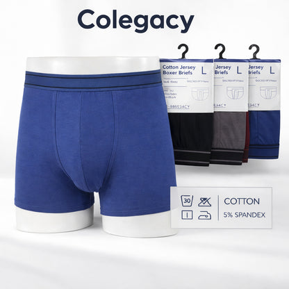 COLEGACY Premium Cotton Boxer Briefs
