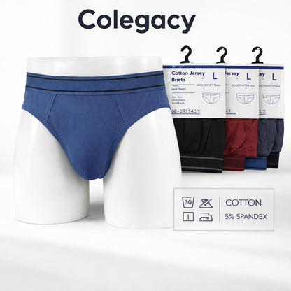 COLEGACY Premium Cotton Stretch Briefs