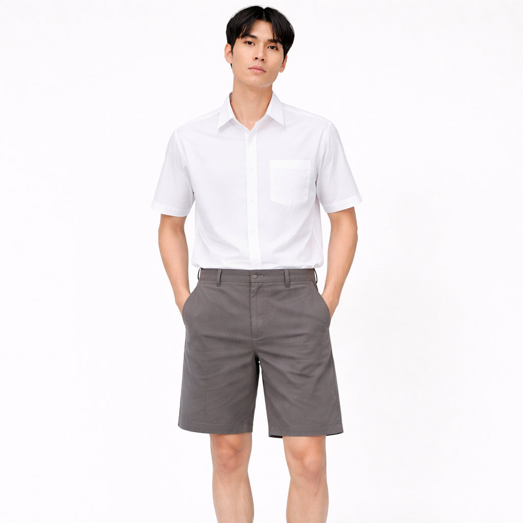 COLEGACY Men Casual Short Pants | Korean Style Slim Fit Cotton Shorts | Premium Quality Smart Casual Streetwear